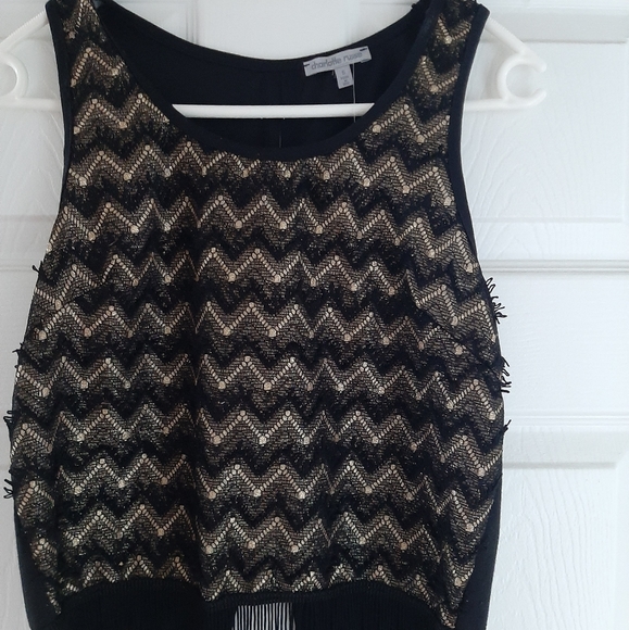 Charlotte Russe NWT Sleeveless Tassled Vest - Picture 2 of 9